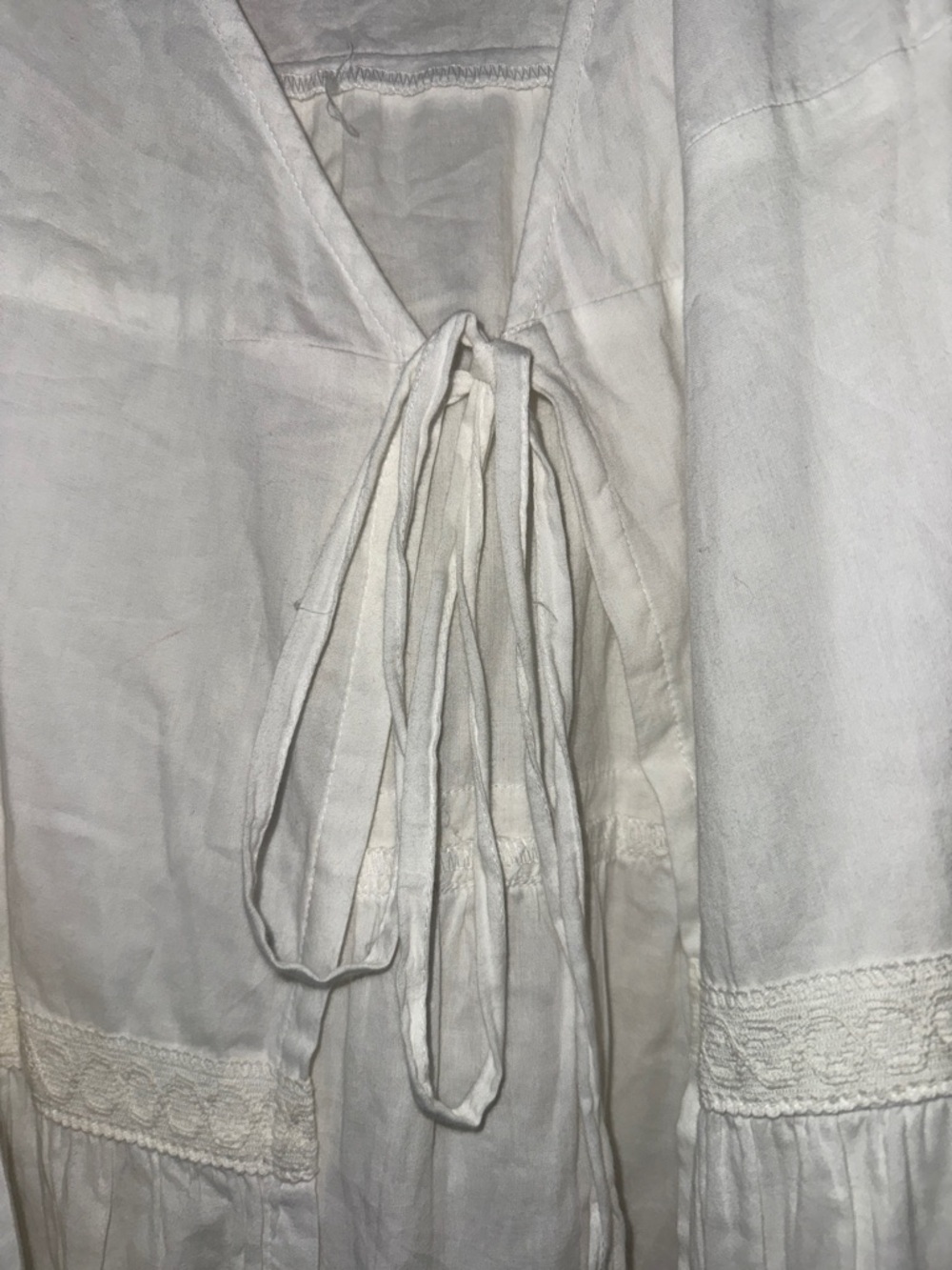 NWT Talisman Lunar Wrap White Maxi Dress - Picture 4 of 4